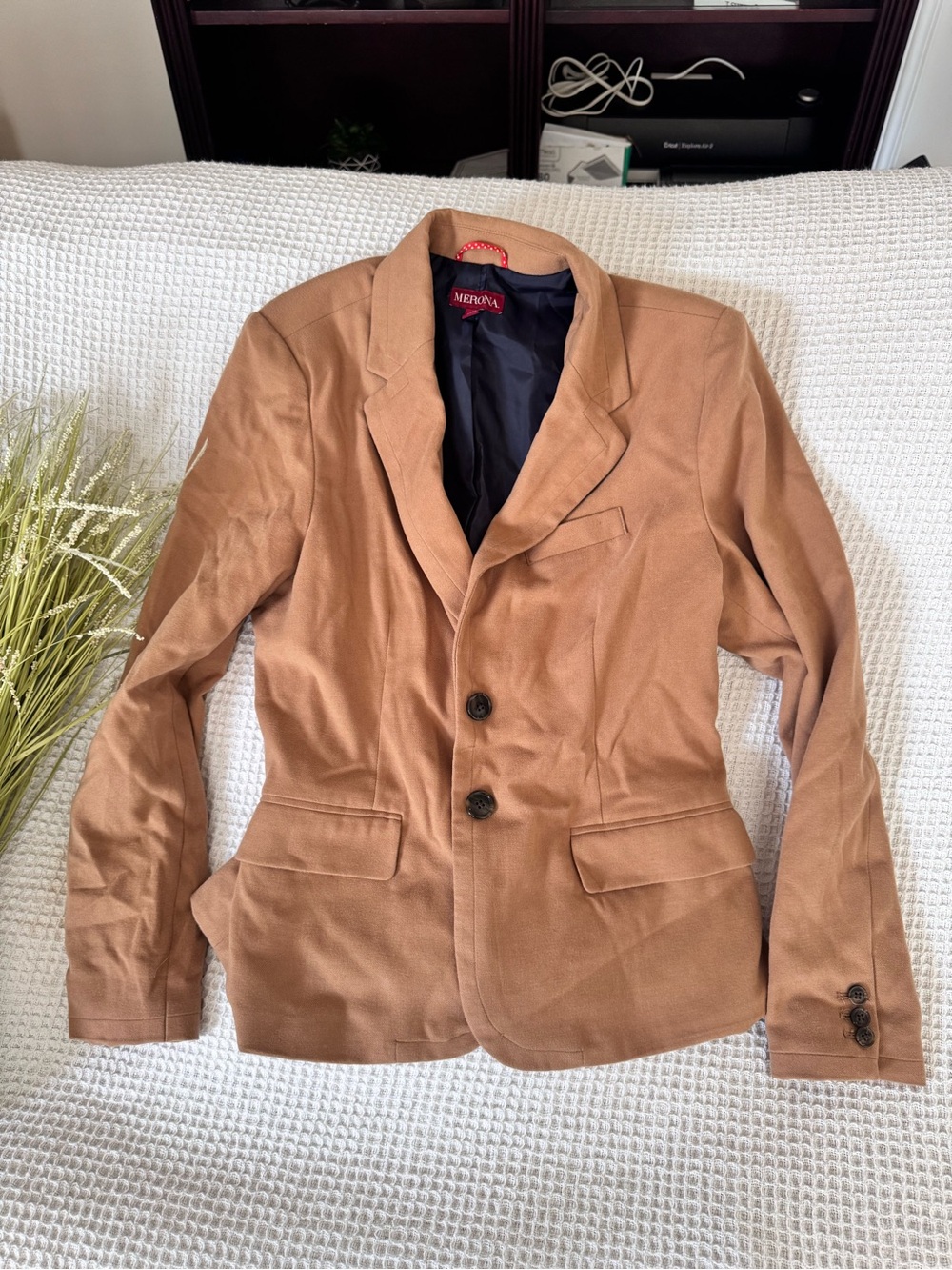 Women's Camel Blazer Jacket size 12